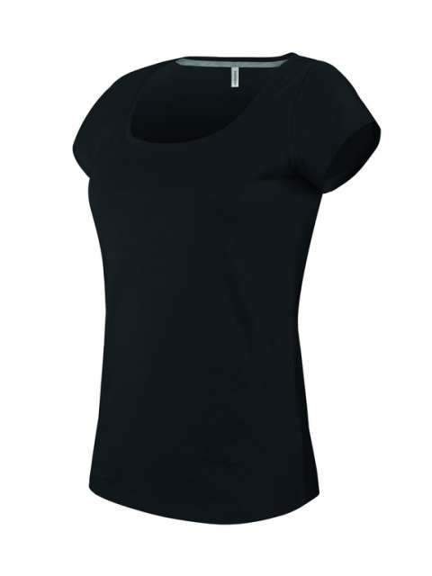 Kariban Ladies’ Boat Neck Short-Sleeved T-Shirt bedrucken