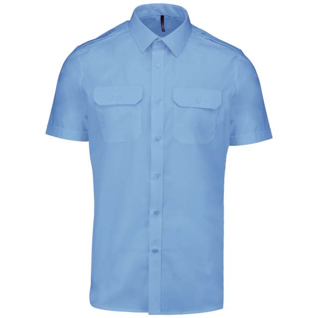 Kariban Men's Short-Sleeved Pilot Shirt bedrucken