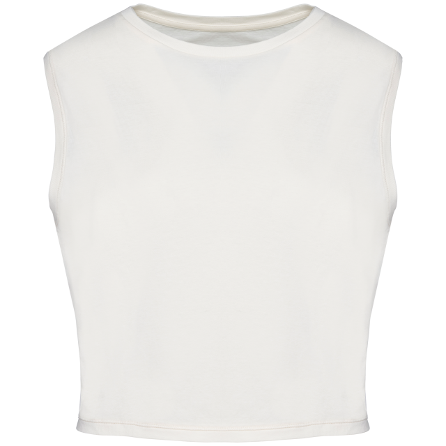 Native Spirit Ladies’ Sleeveless Crop T-Shirt bedrucken