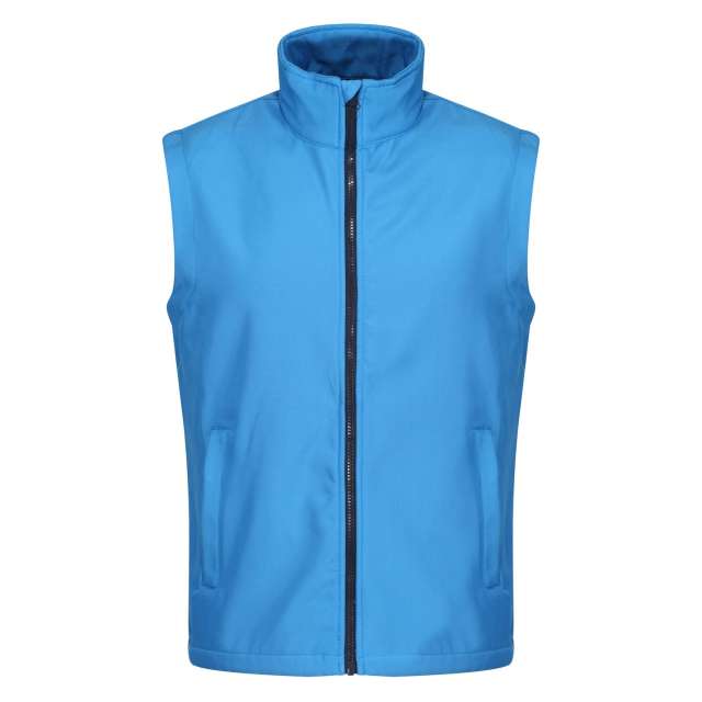Regatta Ablaze Printable Softshell Bodywarmer in French Blue/Navy