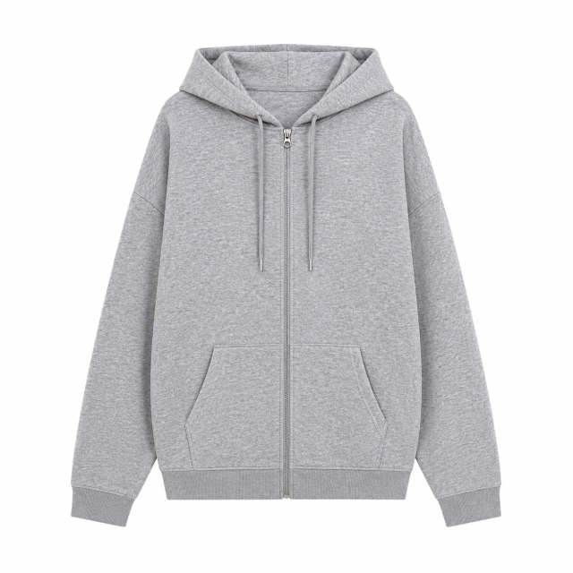 True Blanks Mens Regular Zip Hoodie bedrucken