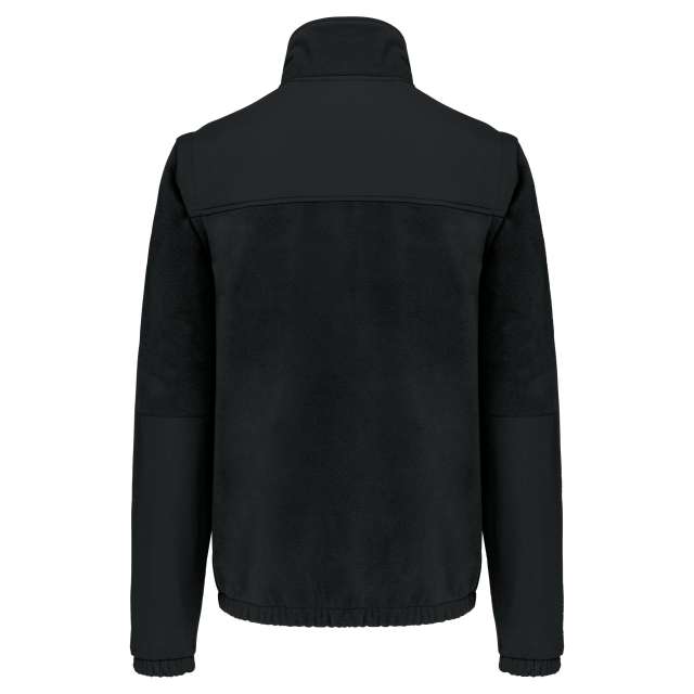 Designed To Work Fleece Jacket With Removable Sleeves bedrucken