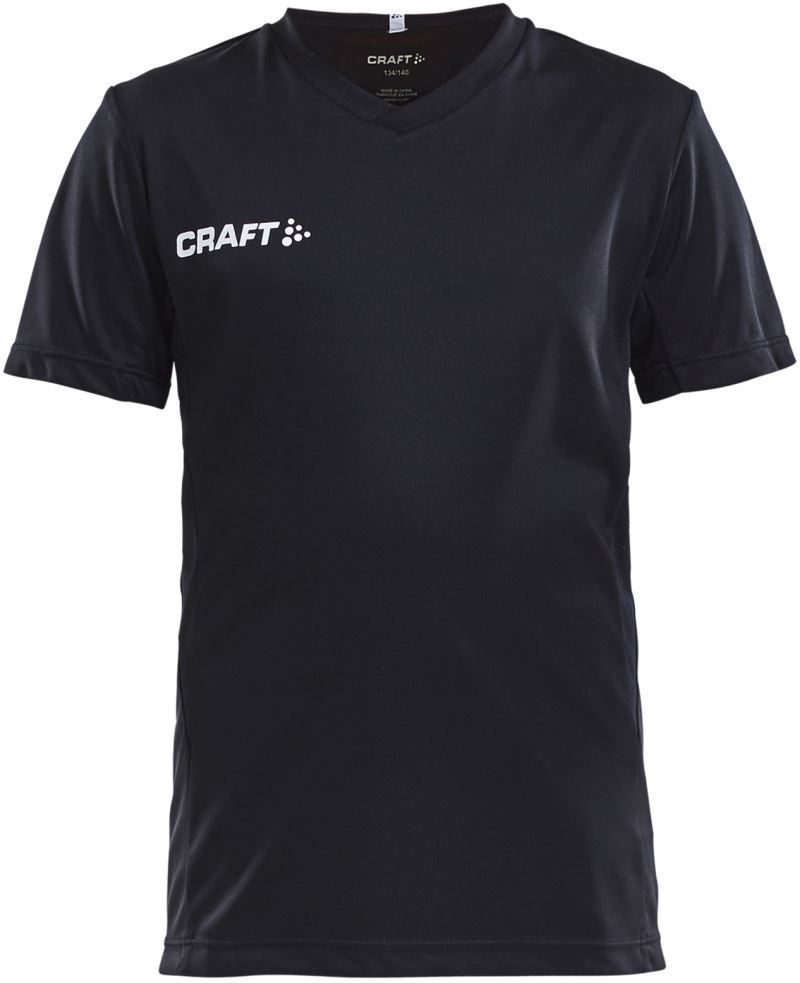 Craft Teamwear Kinder V-Ausschnitt Sport Shirt Squad Go Jersey Solid Jr bedrucken
