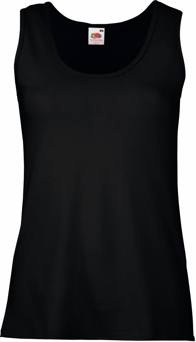 Fruit of the Loom Damen Trägershirt Lady-Fit Valueweight Vest bedrucken