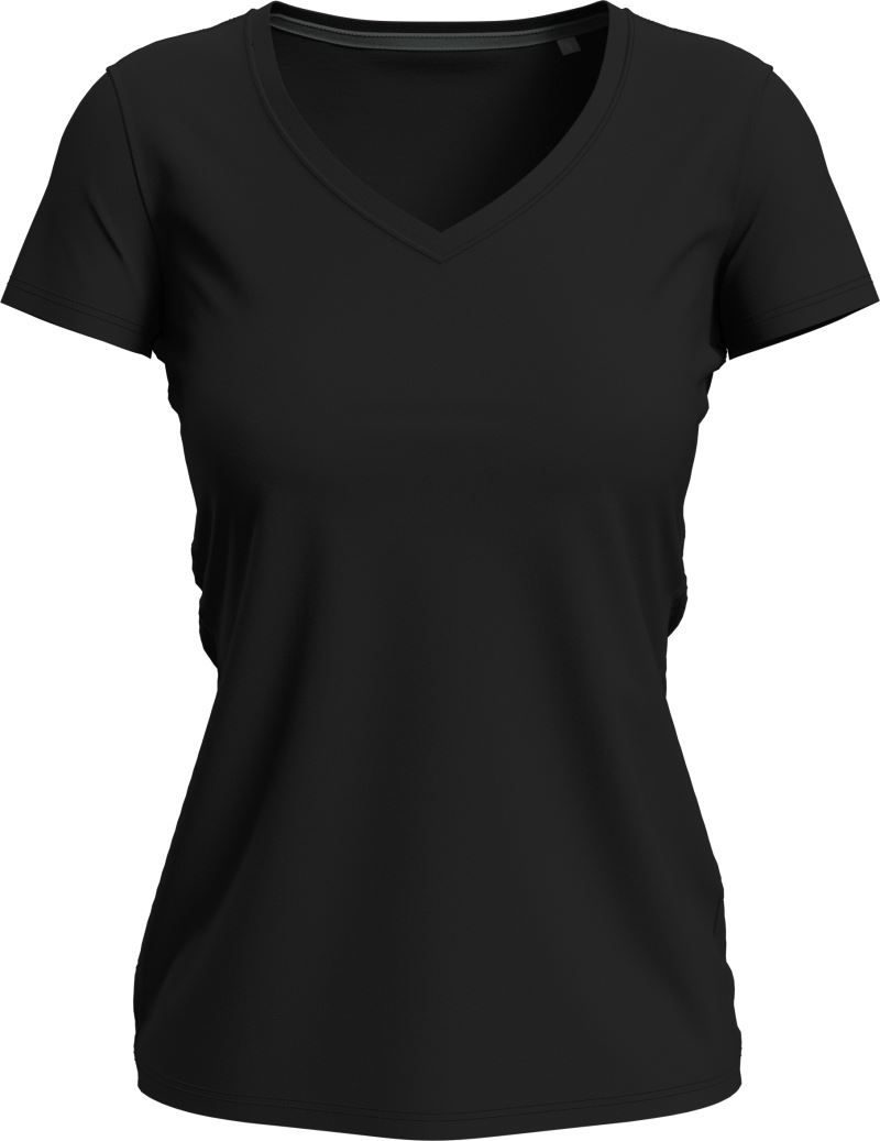 Stedman Damen V-Ausschnitt T-Shirt Stretch-T V-neck Women bedrucken