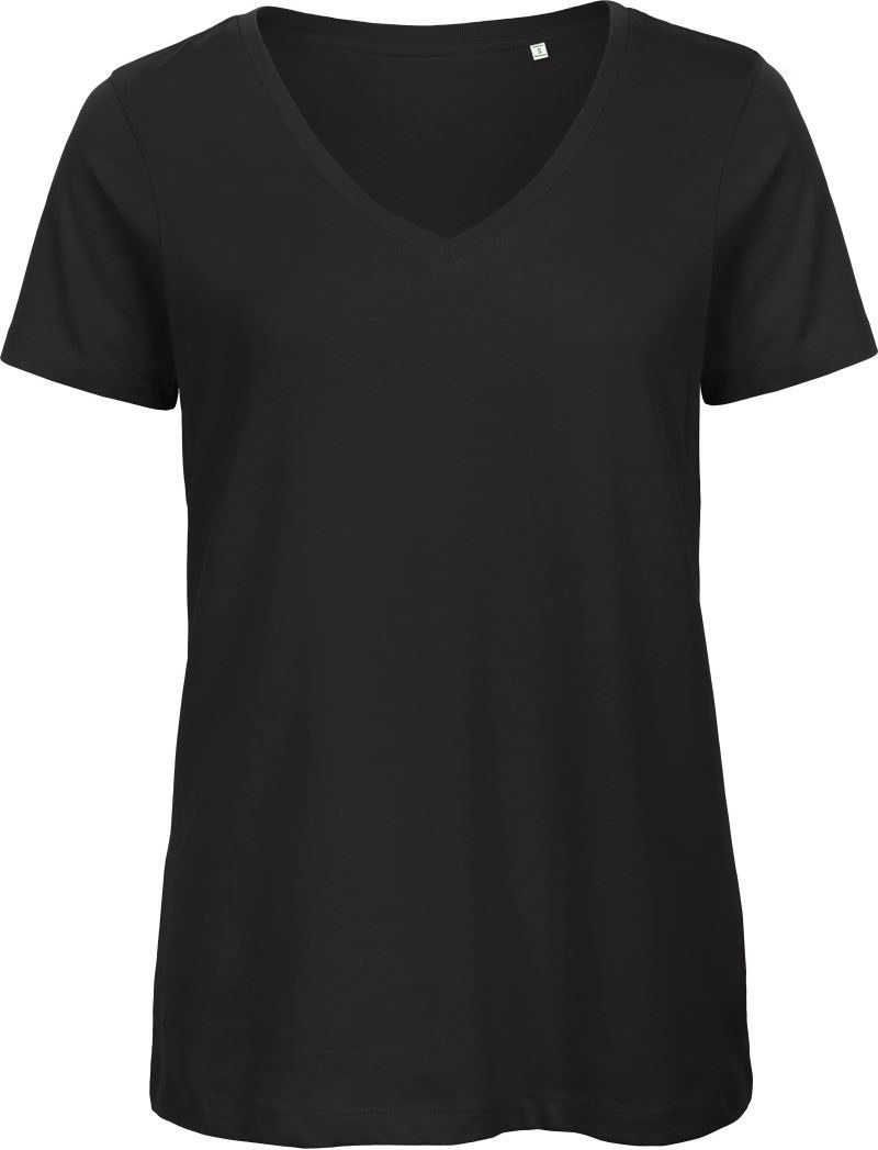 B&C Damen V-Ausschnitt T-Shirt Inspire V T /women_° bedrucken
