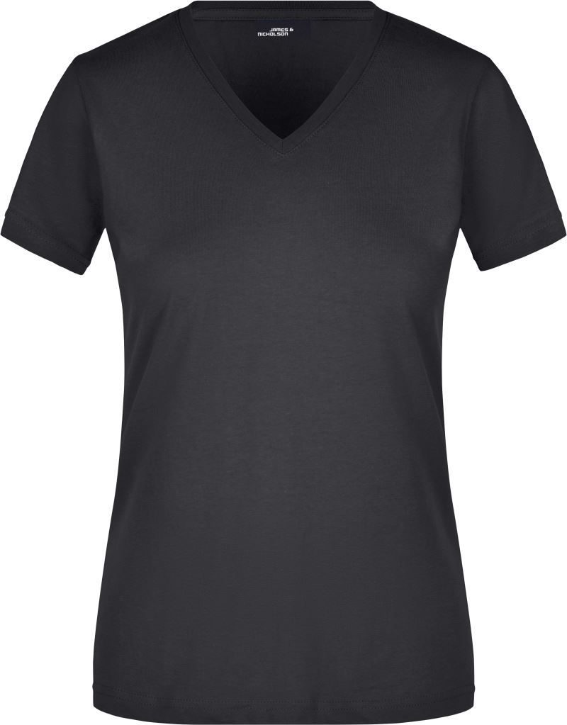 Daiber Tailliertes Damen V-Ausschnitt T-Shirt JN 972 bedrucken