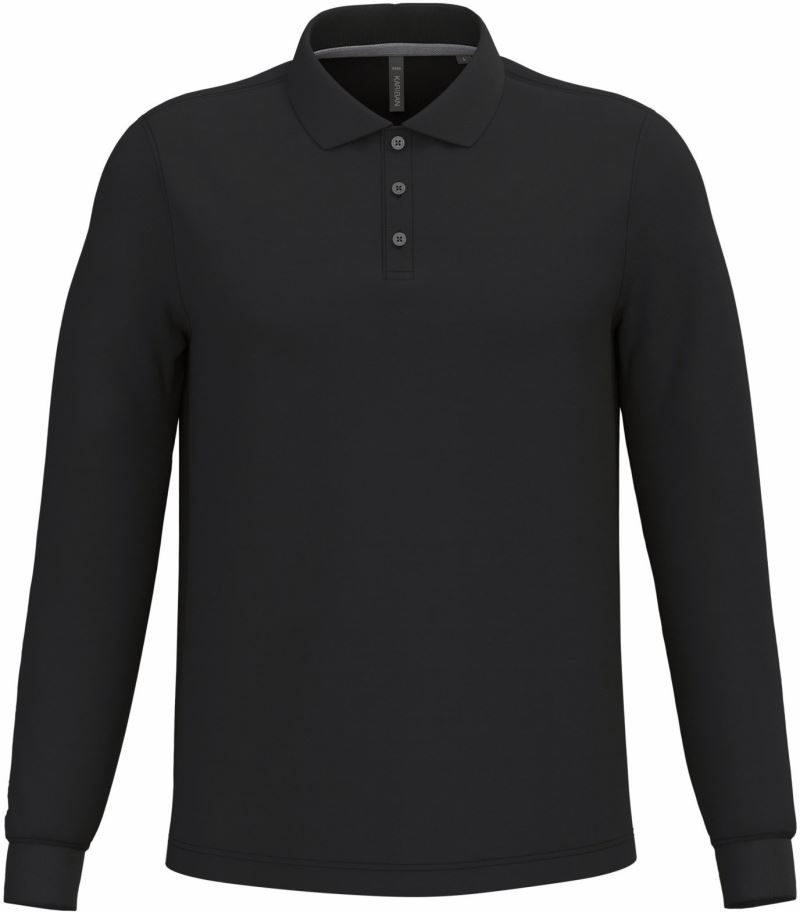 Kariban Herren Piqué Polo langarm K 243 bedrucken
