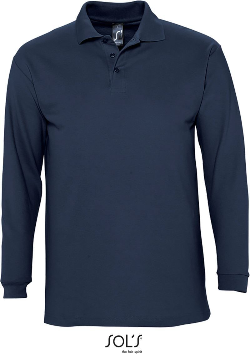SOL'S Piqué Polo langarm Winter II bedrucken