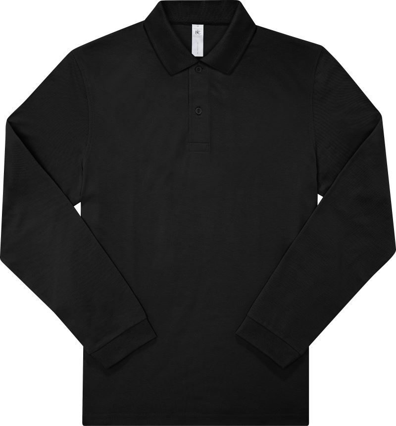 B&C Piqué Polo langarm My Polo 180 LSL bedrucken