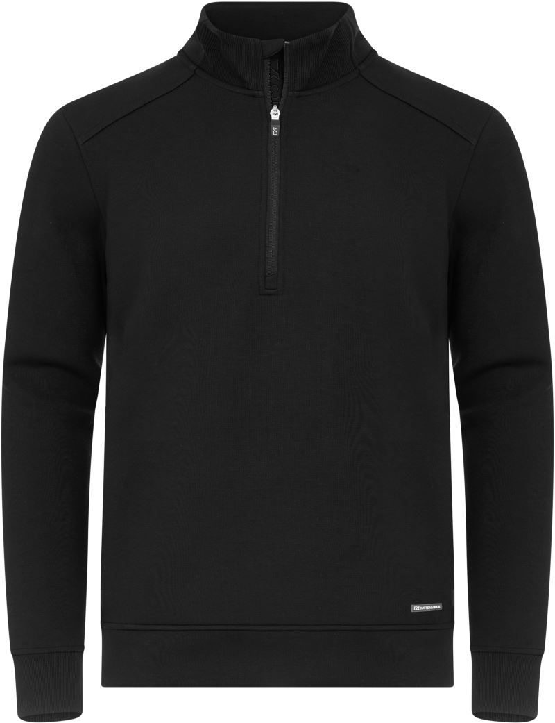 Cutter & Buck Herren Sweater mit 1/4 Zip Pemberton Half Zip Men bedrucken