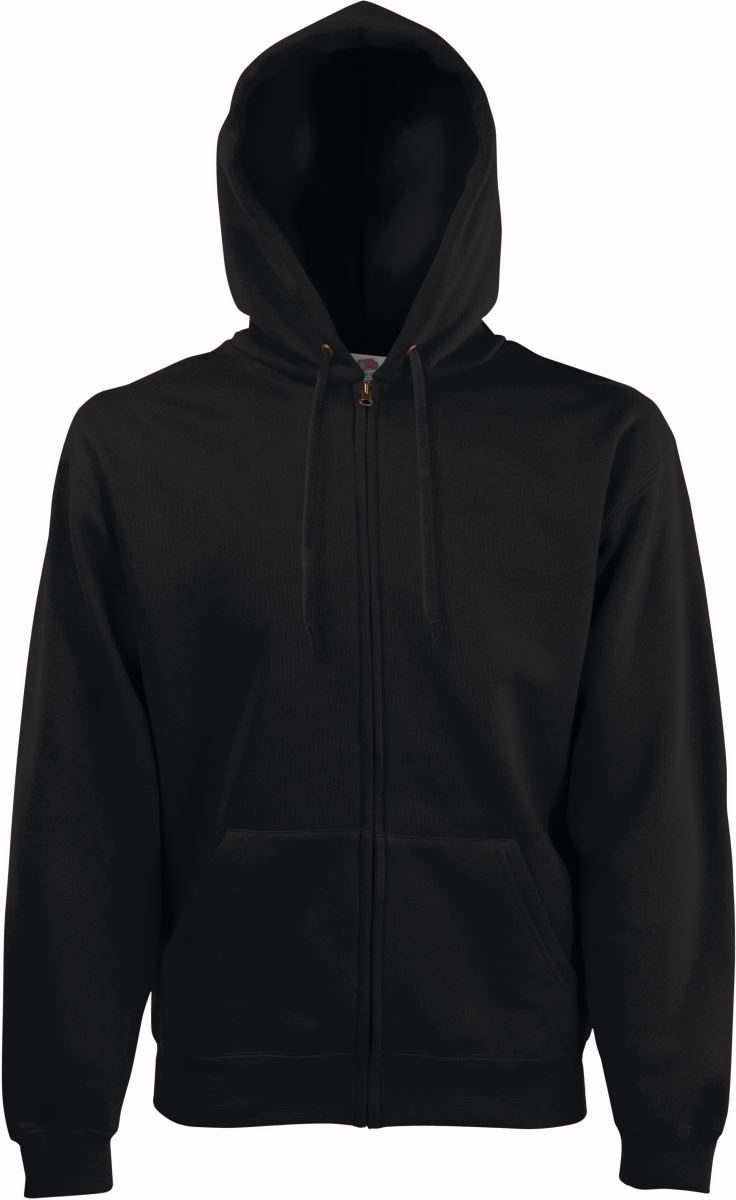 Fruit of the Loom Kapuzen Sweatjacke Premium Hooded Sweat Jacket bedrucken