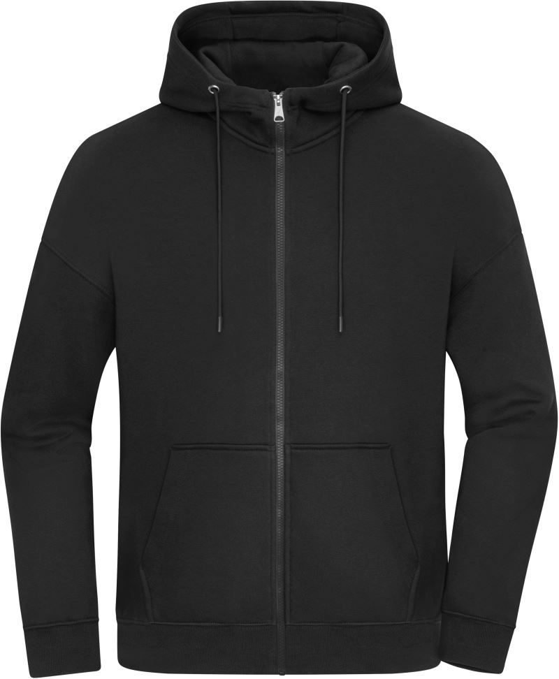 Daiber Schwere Unisex Oversize Kapuzen Sweatjacke 8043 bedrucken