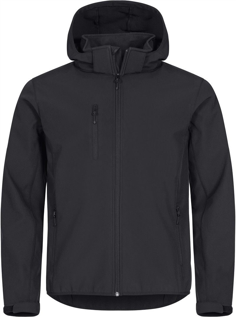 Clique Herren 3-Lagen Kapuzen Softshell Jacke Classics Softshell Hoody M bedrucken