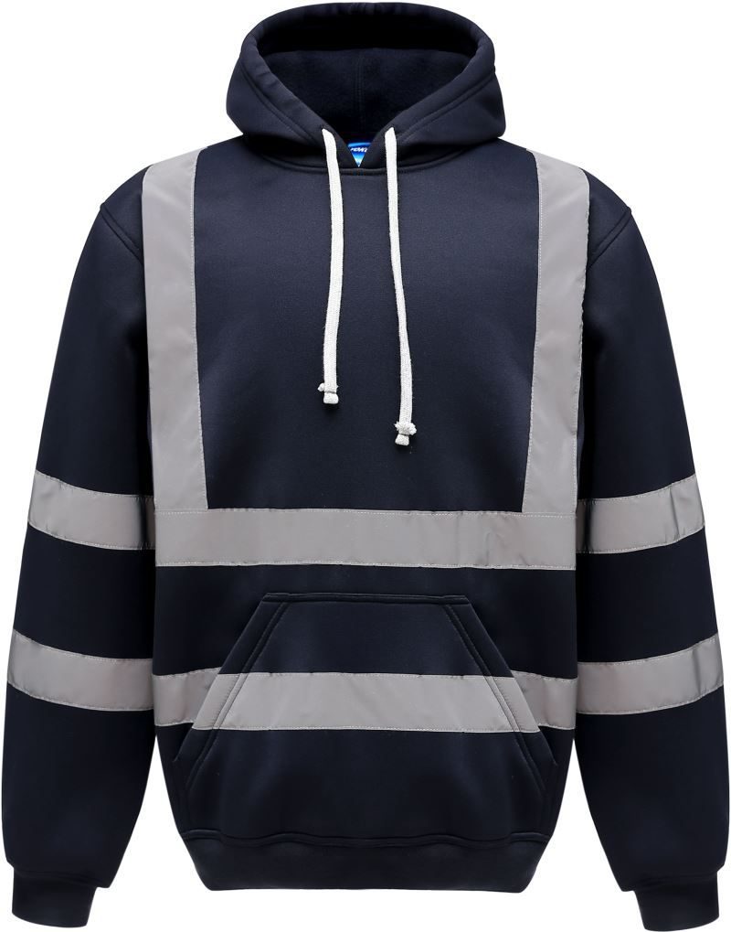 Yoko Hi-Vis Kapuzen Sweater HVK 05 bedrucken
