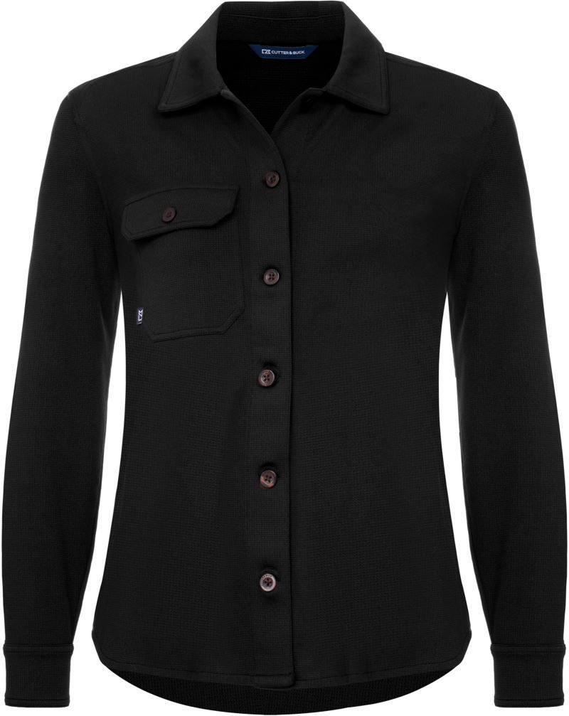 Cutter & Buck Freizeit Bluse Advantage Leisure Shirt Women bedrucken