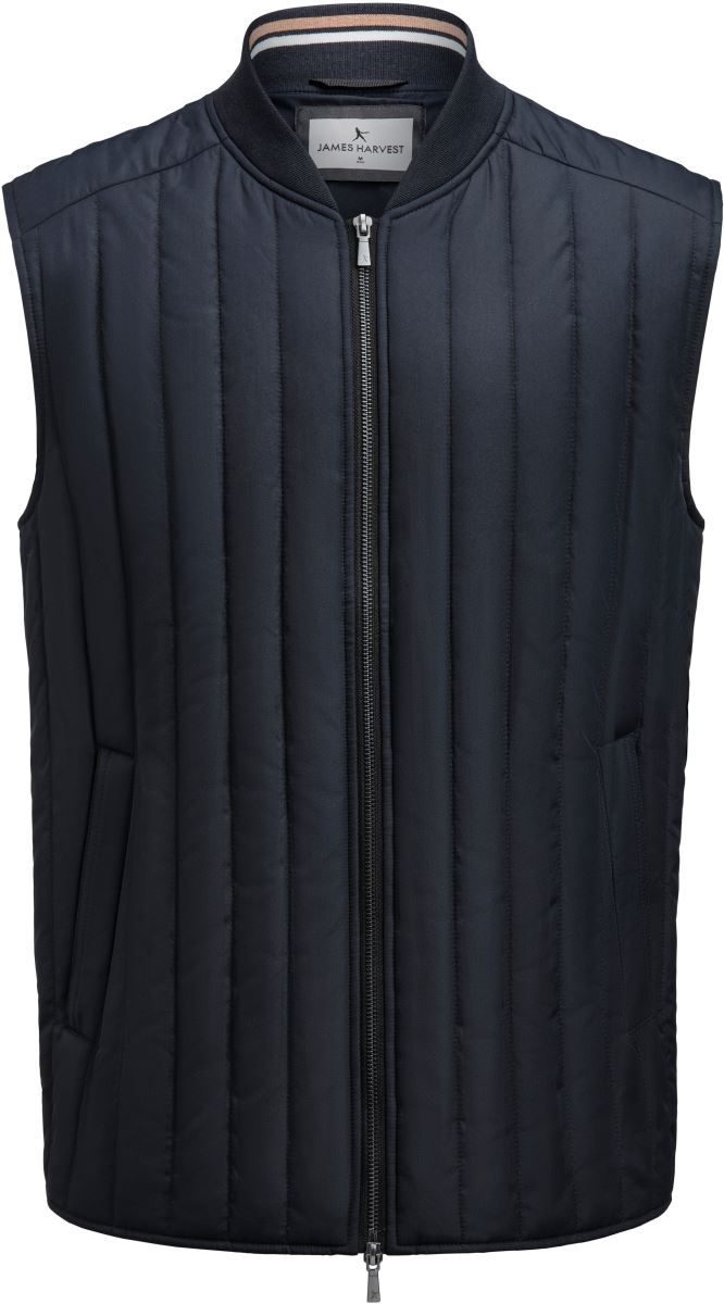 James Harvest Herren Steppweste Scarsdale Vest Men bedrucken