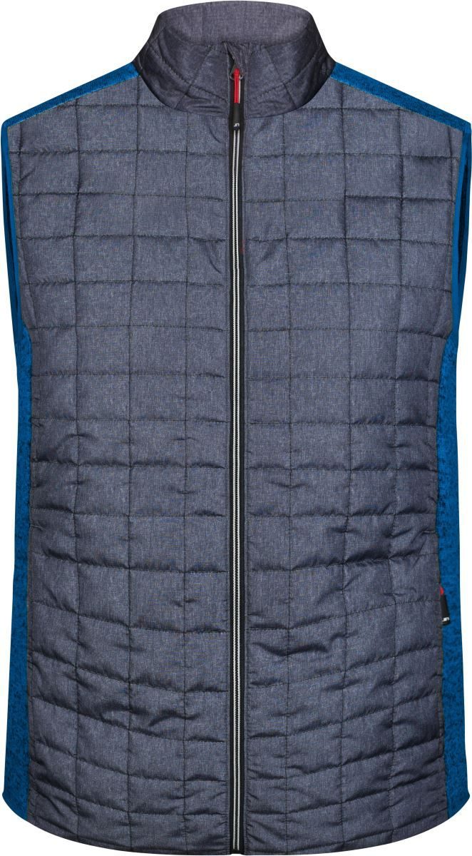 Daiber Herren Hybrid Strickfleece Gilet JN 740 bedrucken