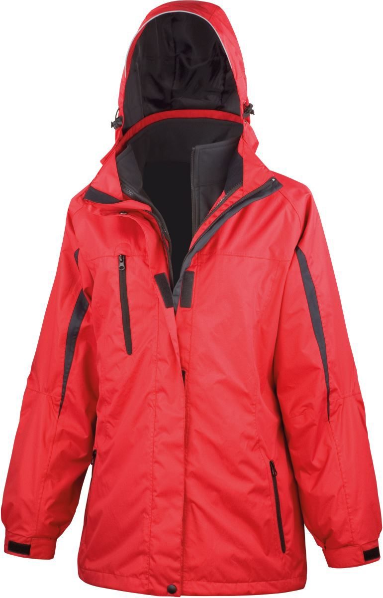 Result Damen 3-in-1 Jacke R 400F bedrucken