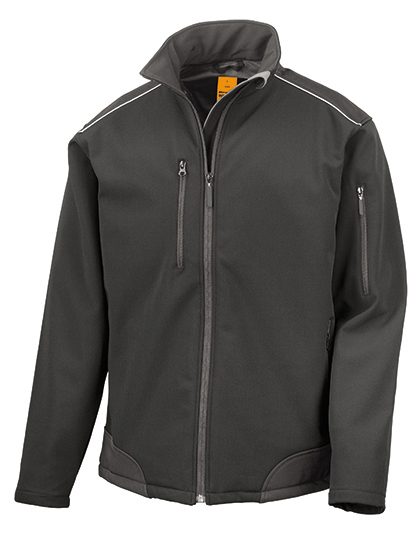 Result 3-Lagen Softshell Ripstop Workwear Jacke R 124X bedrucken