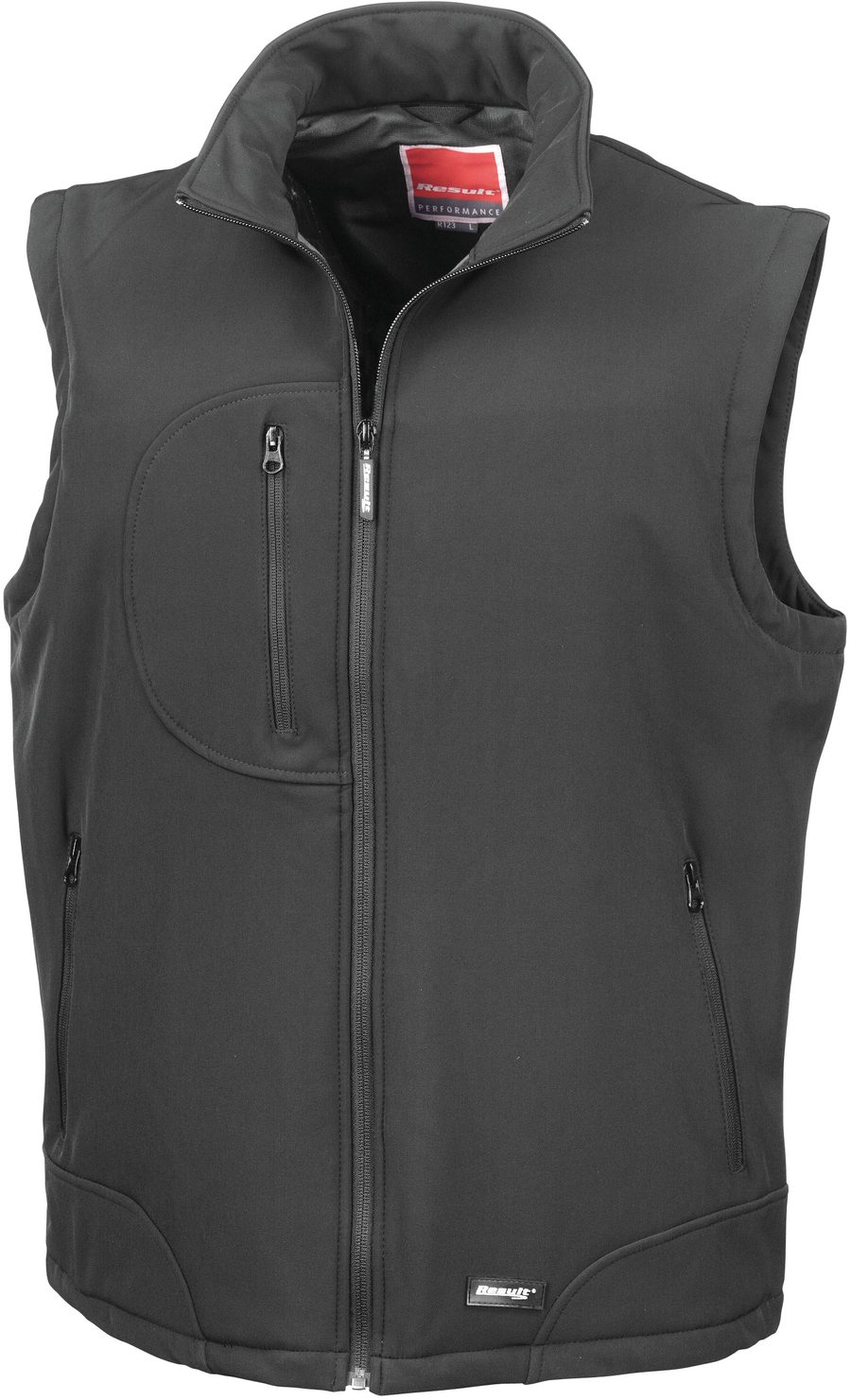 Result 3-Lagen Softshell Bodywarmer R 123X bedrucken