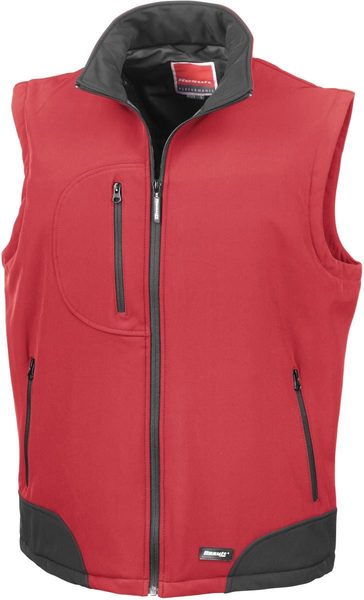Result 3-Lagen Softshell Bodywarmer R 123X bedrucken