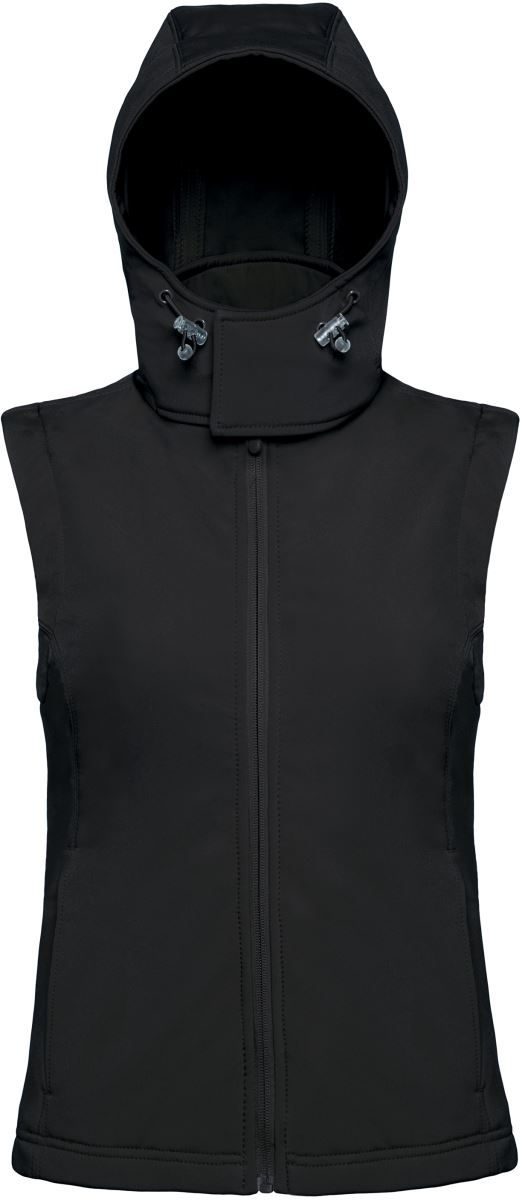 B&C Damen 3-Lagen Softshell Gilet Hooded Softshell Gilet /women bedrucken