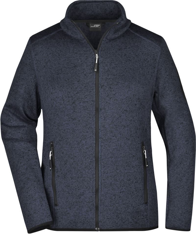 Daiber Damen Strickfleece Jacke JN 761 bedrucken
