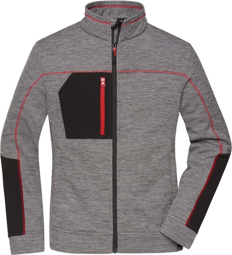 Daiber Damen Strickfleece Jacke JN 1817 bedrucken