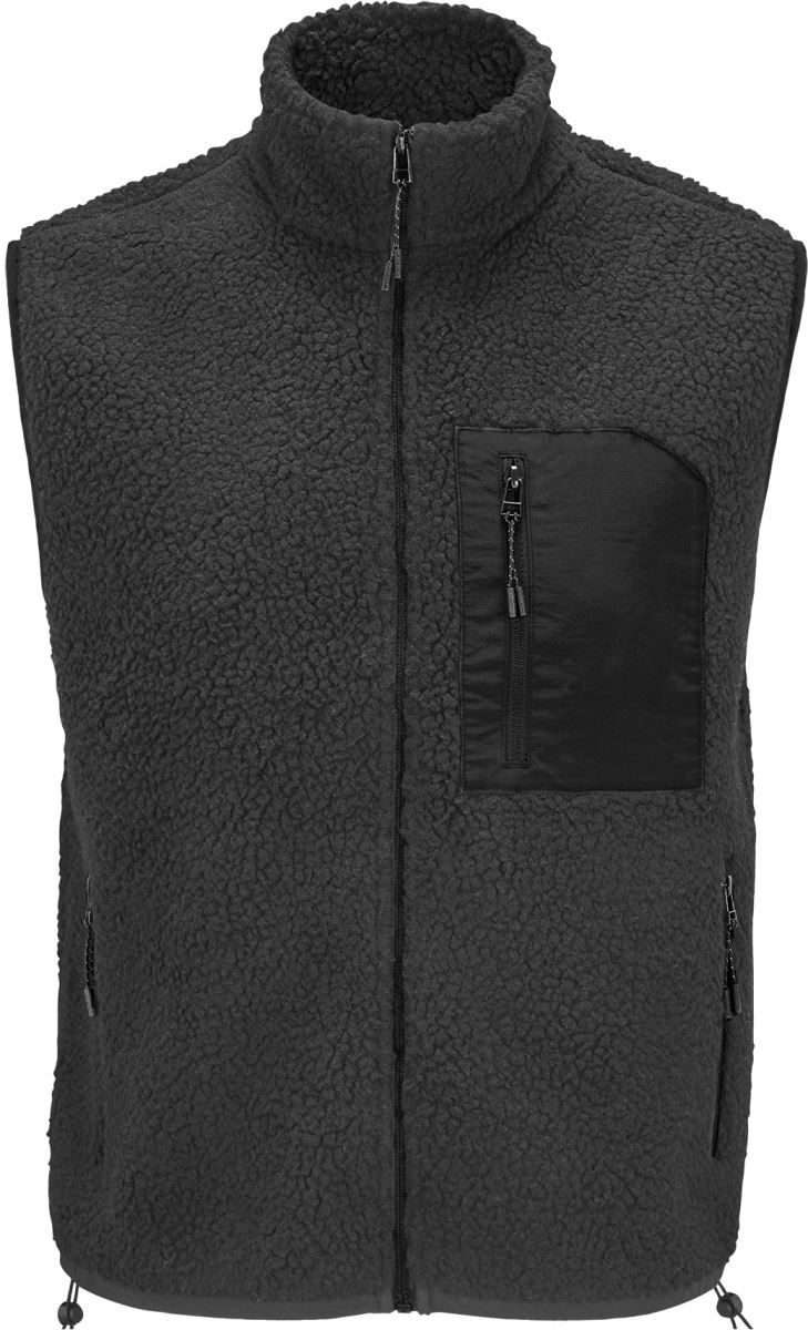 SOL'S Sherpa Fleece Gilet Fury Bodywarmer bedrucken