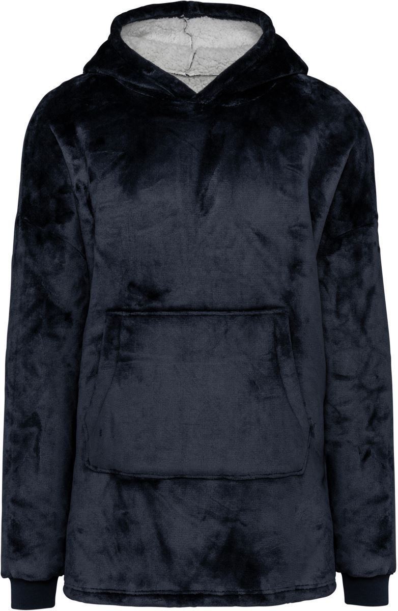 Kariban Loungewear Sherpafleece Kapuzen Sweater K 410 bedrucken