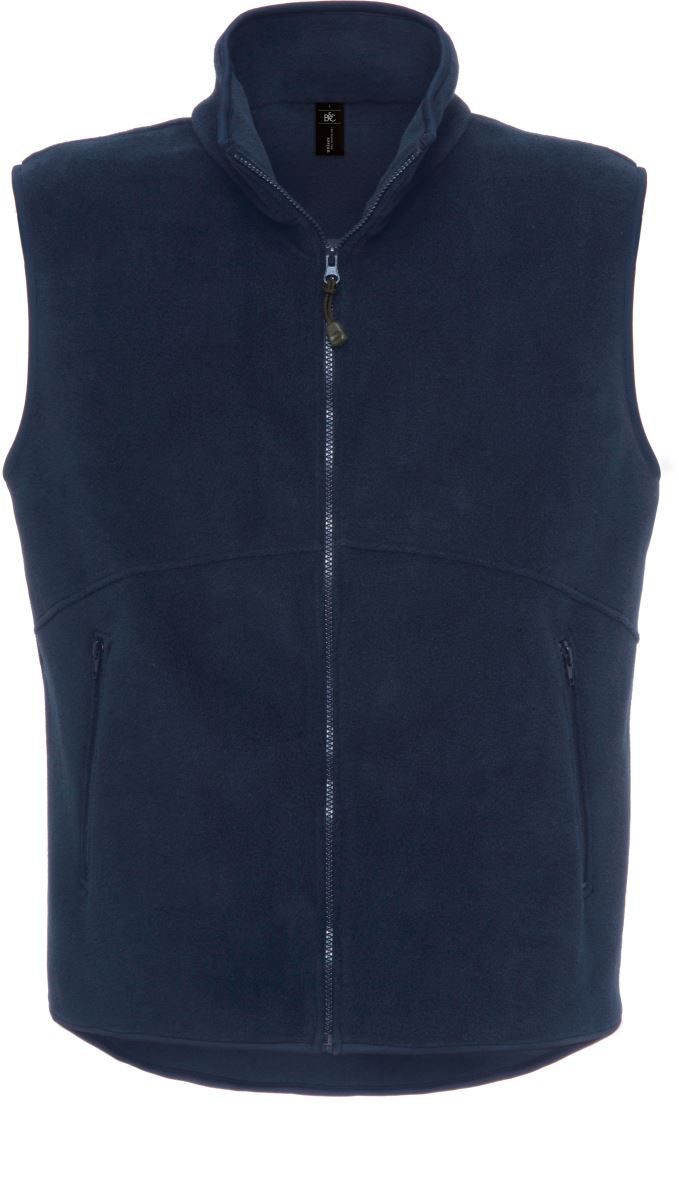 B&C Fleece Gilet Traveller + bedrucken