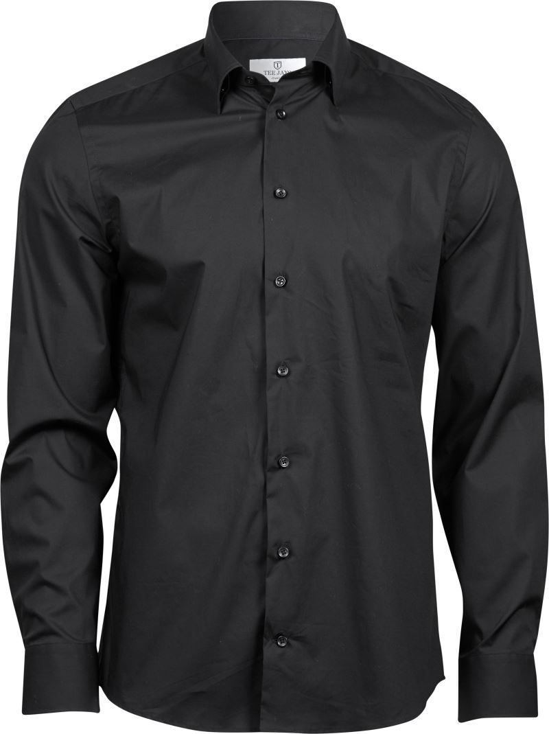 Tee Jays Luxus Stretch Hemd langarm TJ 4024 bedrucken
