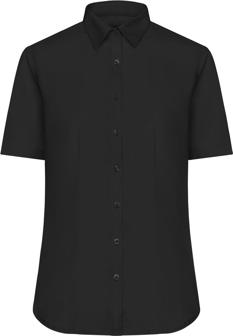 Daiber Micro-Twill Bluse kurzarm JN 683 bedrucken
