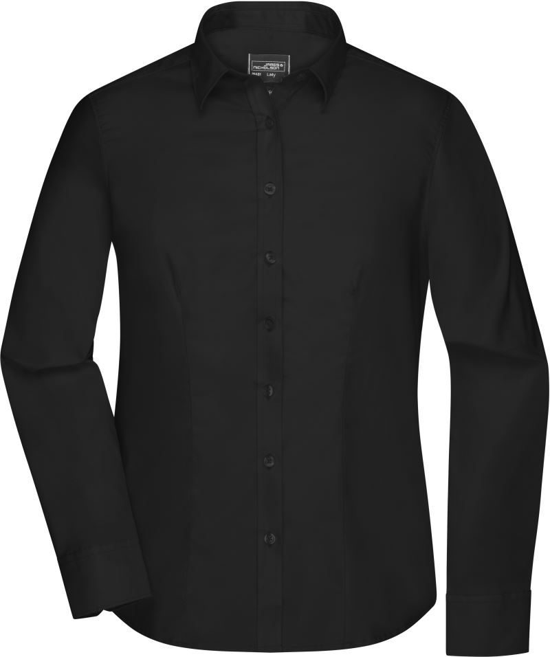 Daiber Micro-Twill Bluse langarm JN 681 bedrucken