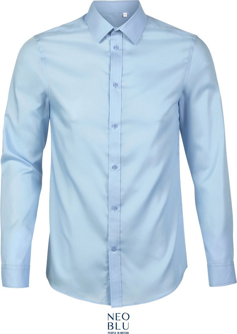 NEOBLU Micro-Twill Hemd langarm Blaise Men bedrucken