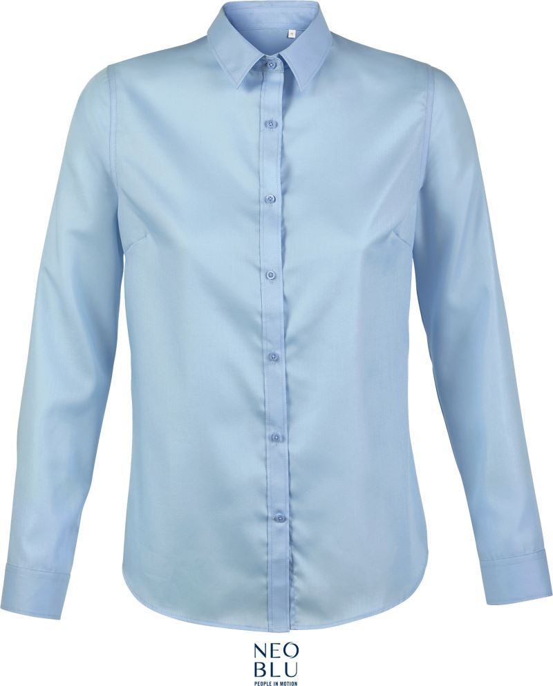 NEOBLU Micro-Twill Bluse langarm Blaise Women bedrucken