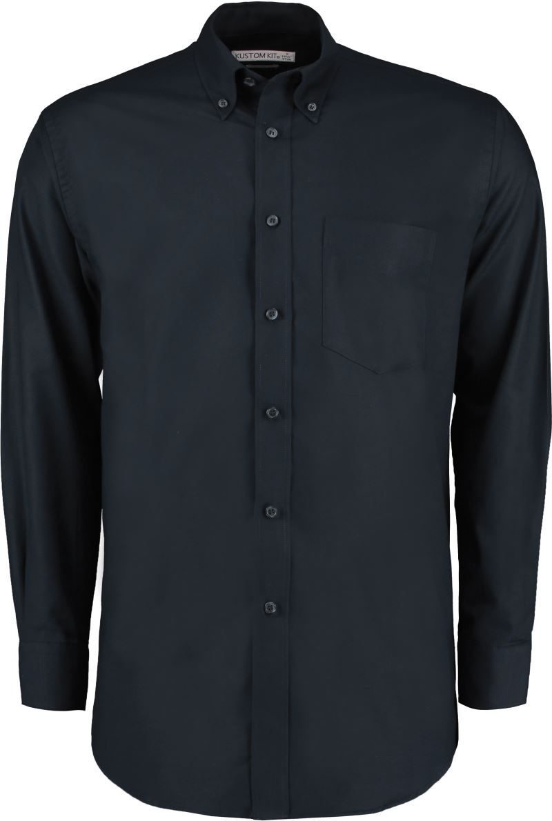 Kustom Kit Workwear Oxford Hemd langarm KK 351 (13,5-18) bedrucken