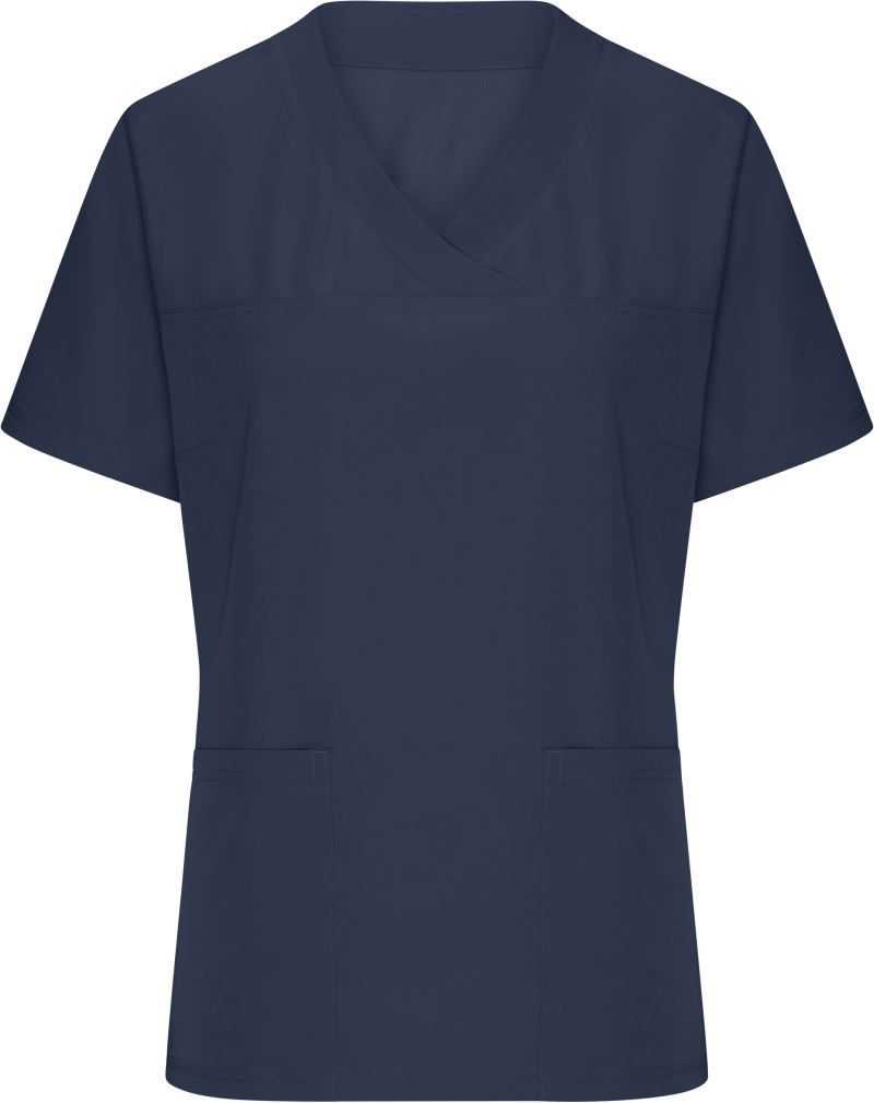 Daiber Damen V-Ausschnitt Stretch Kasack JN 3103 bedrucken