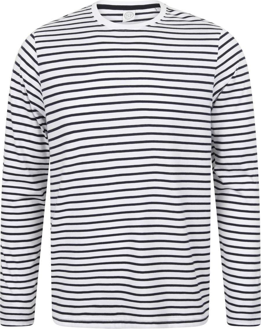 SF Clothing Unisex Long Sleeved Striped T SF204 bedrucken