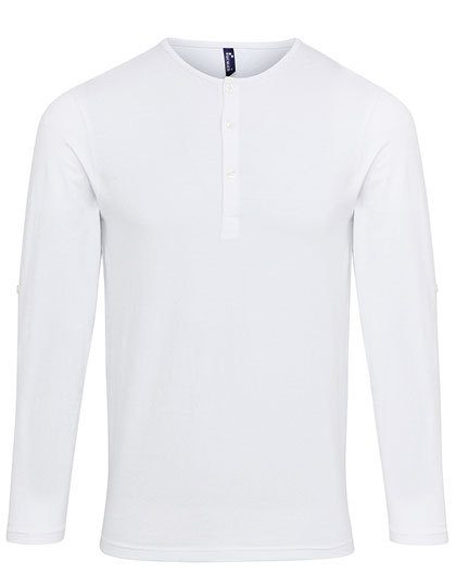 Premier Workwear Men´s Long-John Roll Sleeve Tee PR218 bedrucken