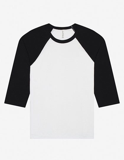 Bella+Canvas Unisex 3/4 Sleeve Baseball T-Shirt 3200 bedrucken