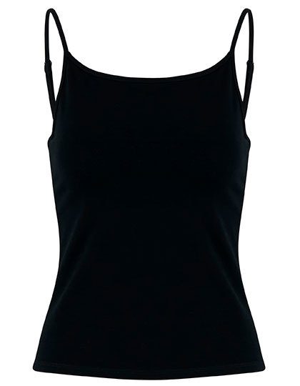 Build Your Brand Ladies Stretch Jersey Short Slim Top BY314 bedrucken
