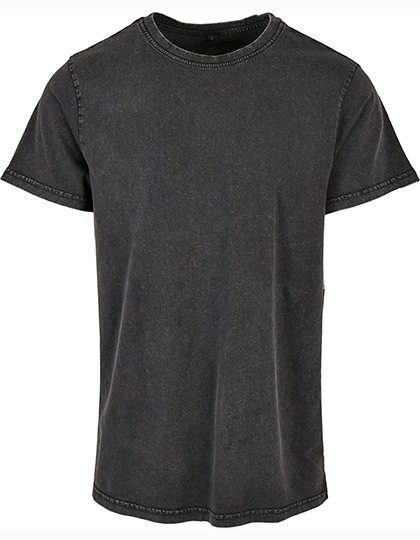 Build Your Brand Acid Washed Round Neck Tee BY190 bedrucken
