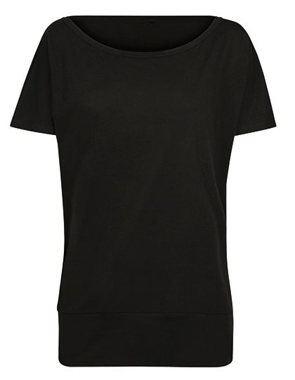 Build Your Brand Ladies Batwing Tee BY108 bedrucken