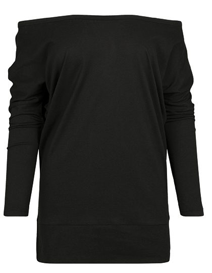 Build Your Brand Ladies Batwing Longsleeve BY107 bedrucken