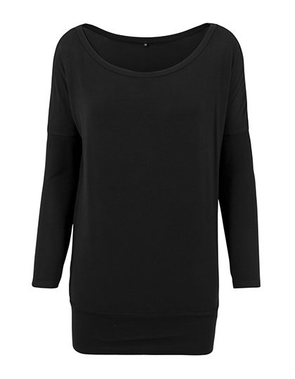 Build Your Brand Ladies´ Viscose Long Sleeve BY041 bedrucken