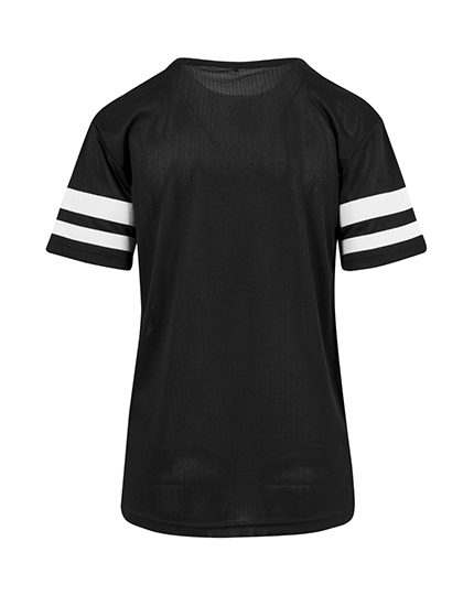 Build Your Brand Ladies´ Mesh Stripe Tee BY033 bedrucken