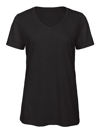 B&C BE INSPIRED Women´s V-Neck Triblend T-Shirt TW058 bedrucken