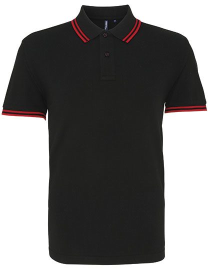 Asquith & Fox Men´s Classic Fit Tipped Polo AQ011 bedrucken